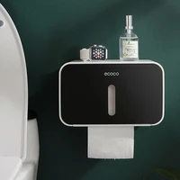 ecoco tissue box wall mounted paper roll holder kitchen paper dispenser for hotel toilet paper dispenser bathroom