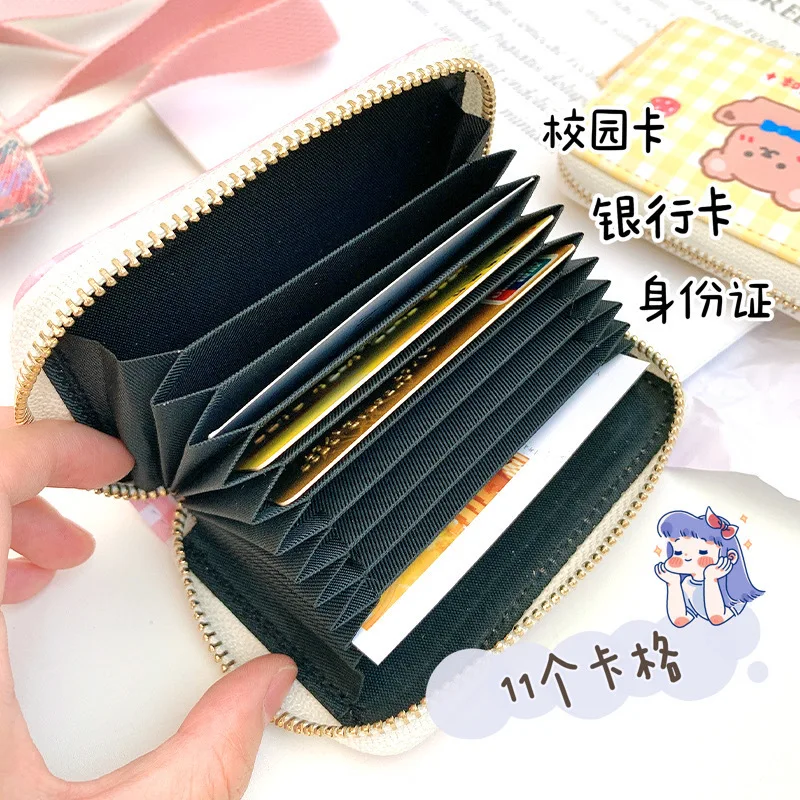 Короткий Симпатичный кошелек для женщин корейский мультяшный милый медведь