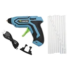 Пистолет клеевой Tonfon, 3,6 В, аккумуляторный, с 10 клеевыми карандашами