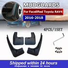 Для обновленной Toyota RAV4 2016 2017 2018 комплект литой автомобиль брызговики брызговик крыло брызговиков аксессуары