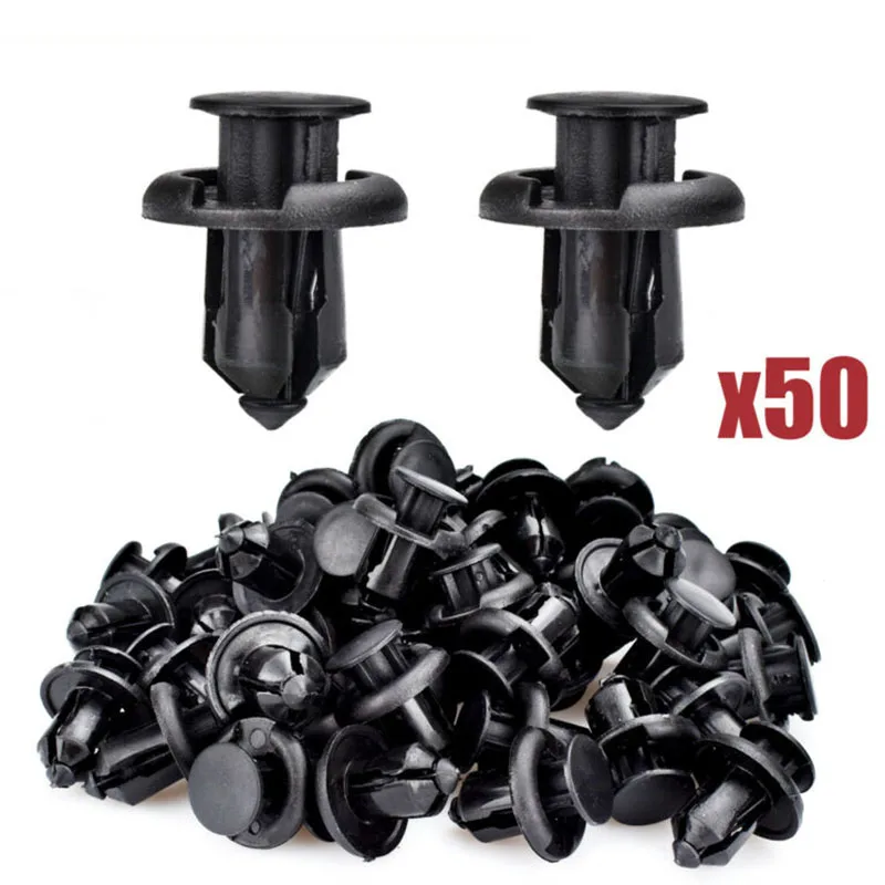 

50pcs Vehicle Bumper Retainer Screw Fender Rivet Fastener Clips For Honda Auto Fasteners Clip Replacements