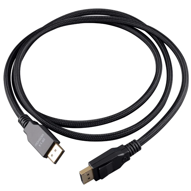 Displyport DP 1 4 2 кабели с поддержкой 8K 60 Гц 4K 144 потоковое сжатие 32 Гбит/с бит HDR для
