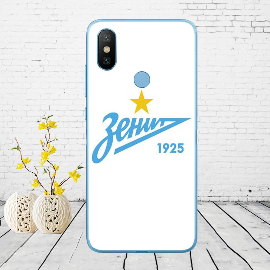 13 264DD zenit st petersburg02 Мягкий силиконовый чехол для Xiao mi Red mi 6 6a mi 8 a2 lite note 5 6 pro 7 Case - Цвет: 13