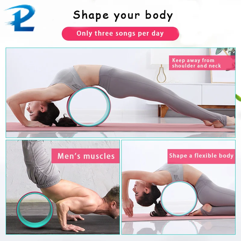 

Yoga Pilates Circle Yoga Fitness Wheel Rear Wheel Fitness Tools Weight Loss Slimming Magic Pilates Circle