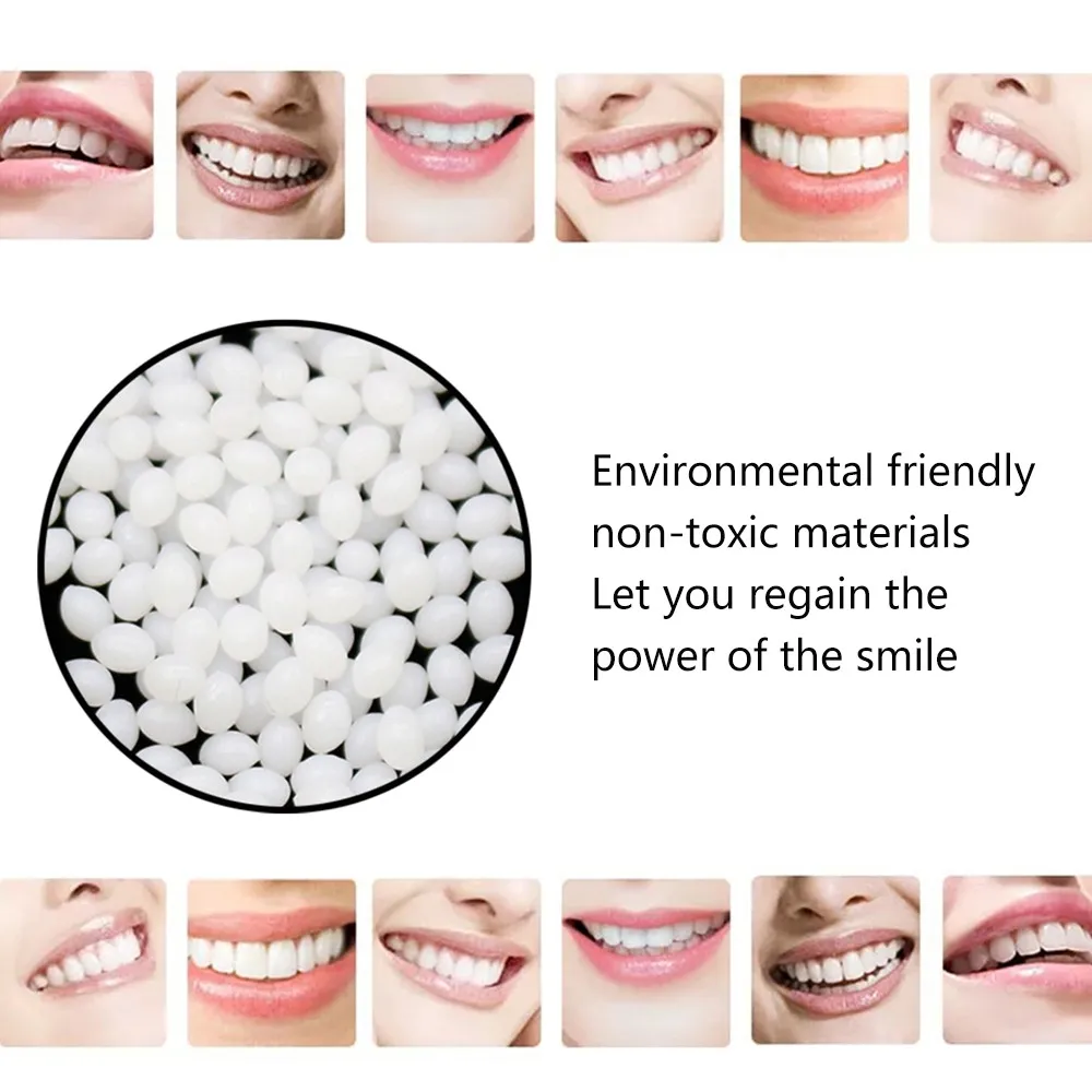 Временный зуб комплект для ремонта зубов и пробелы FalseTeeth прочный клей протез