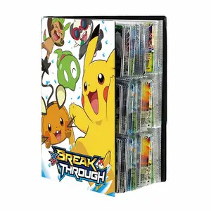 9 pocket album pokemon 432 anime card collection book playing game map pokémon binder folder holder list pikachu kids toys gift free global shipp