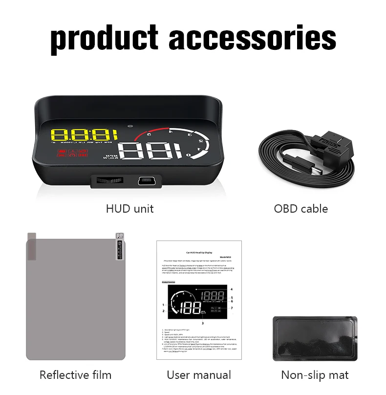 

OBDHUD 3,5 ''OBDII OBD2 M10
