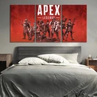 3 шт. игры работа Картины Apex легенды съемки игры постер на холсте для домашнего декора стены искусства