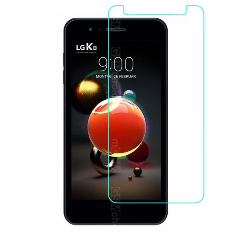 

Для LG K8 (2018) закаленное стекло 9H Премиум-защитная пленка для экрана для LG K8 2018 5,0 "безопасный Чехол