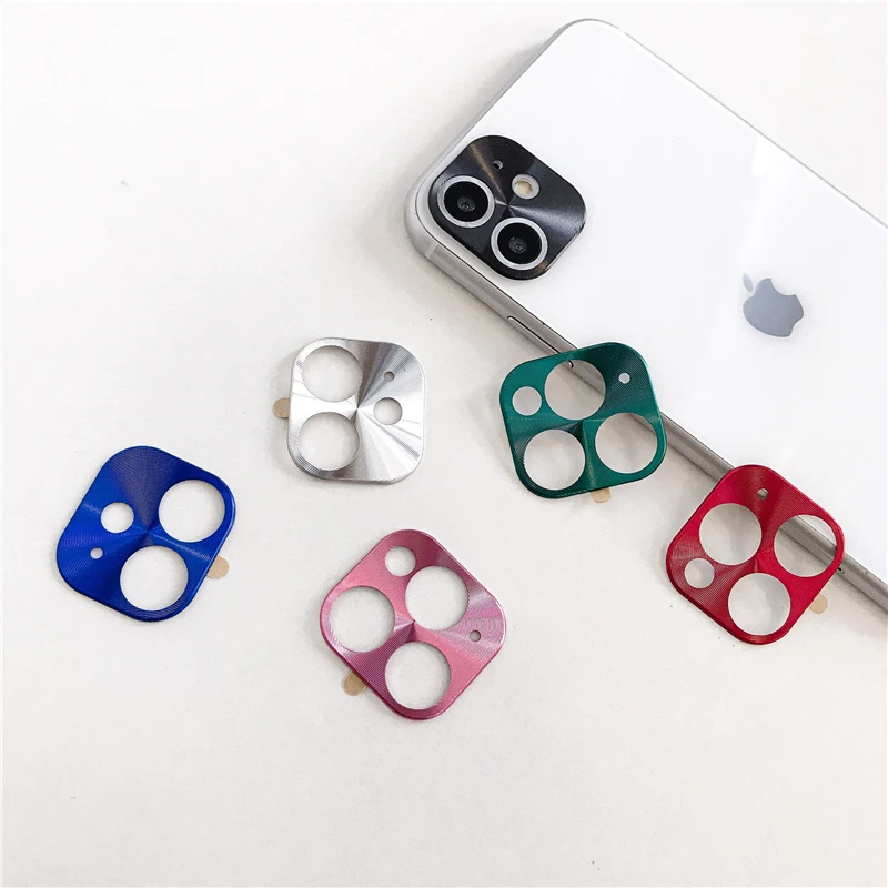 Металлический защитный чехол для объектива камеры телефона Apple iPhone 12 Mini 11 Pro X XR Xs