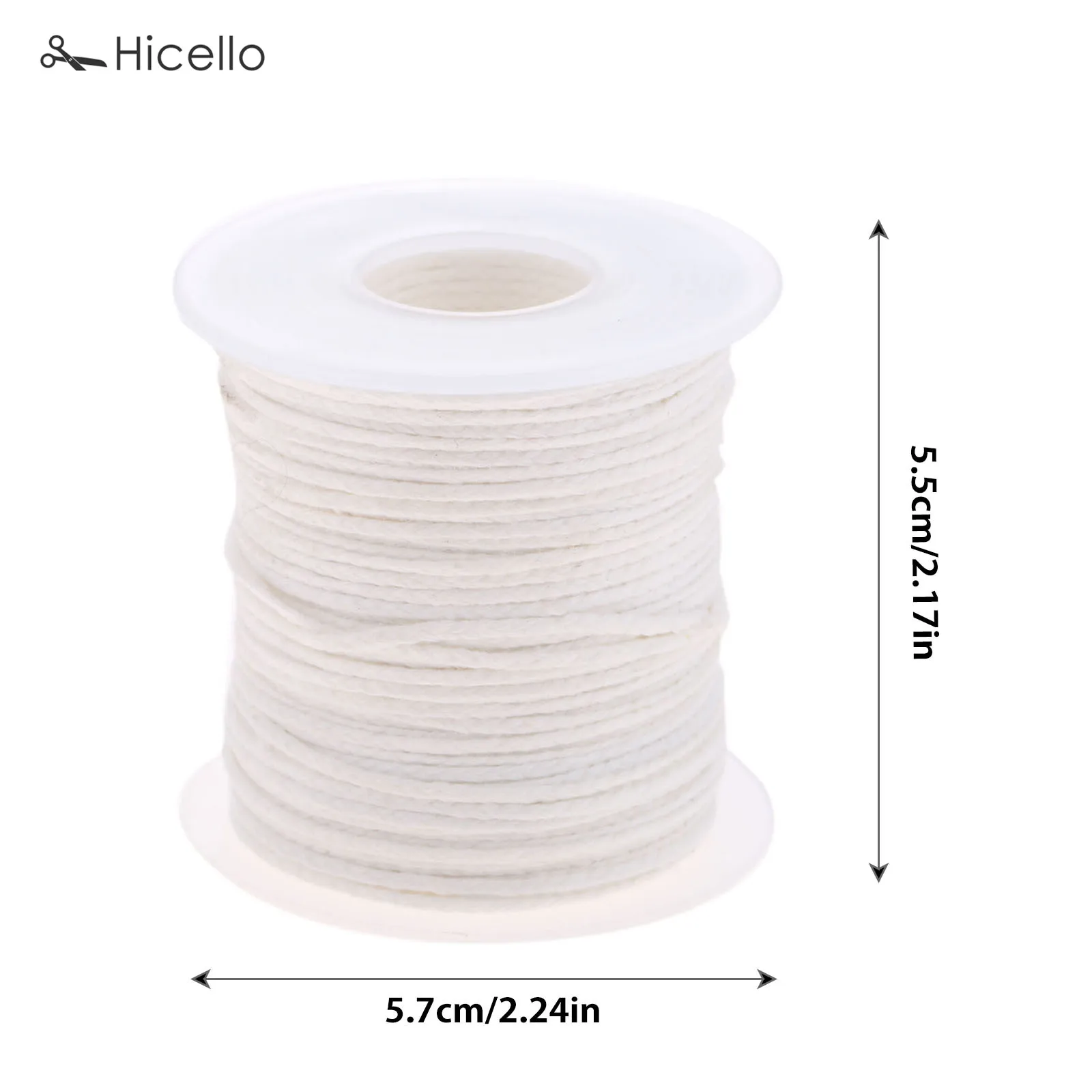 1 рулон свечи фитиль катушка ядро невощеный хлопок фитили квадратная оплетка