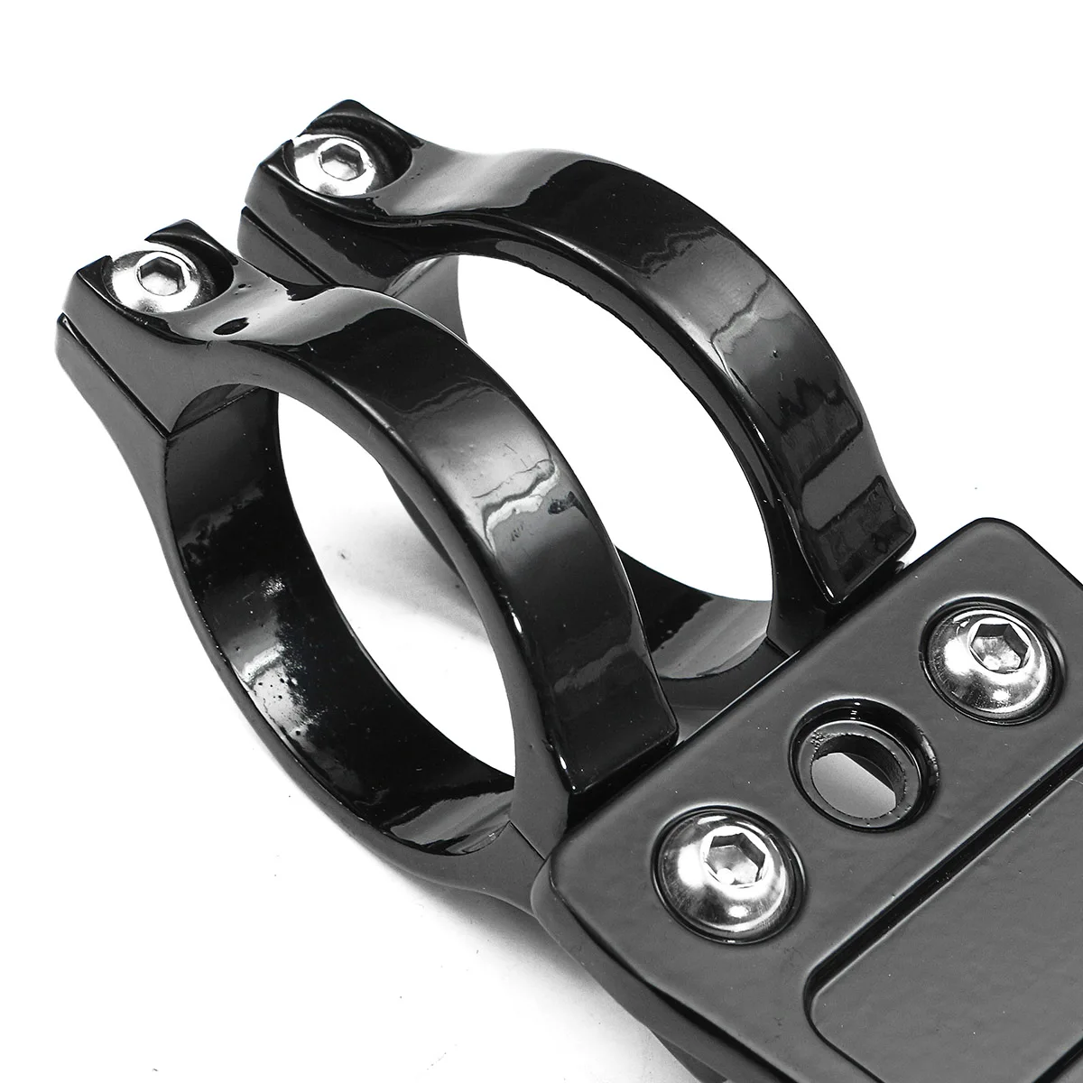 

New 1 Pair Black 41mm Aluminum Motorcycle HeadLight Mount Bracket Fork For Harley Chopper /Cafe /Racer