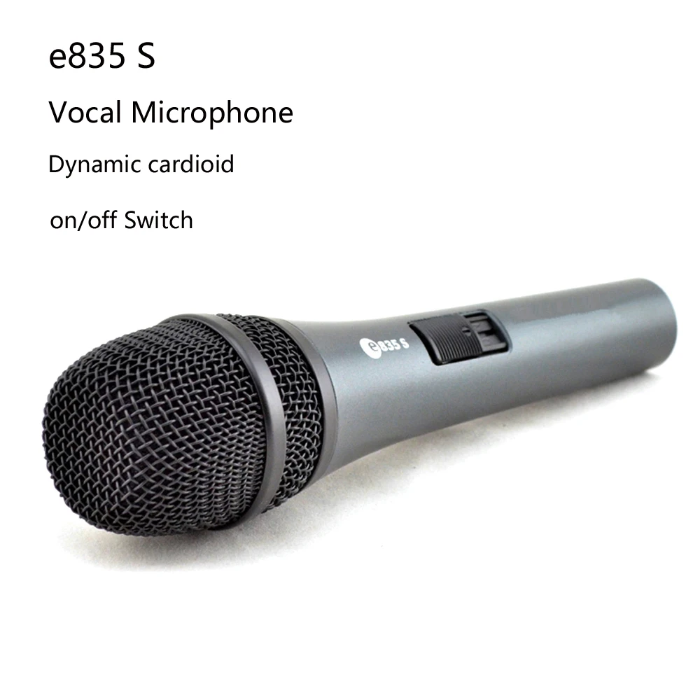 Микрофон Senheisel E835 e835S e800 микрофон для вокала Sennheisertype динамический