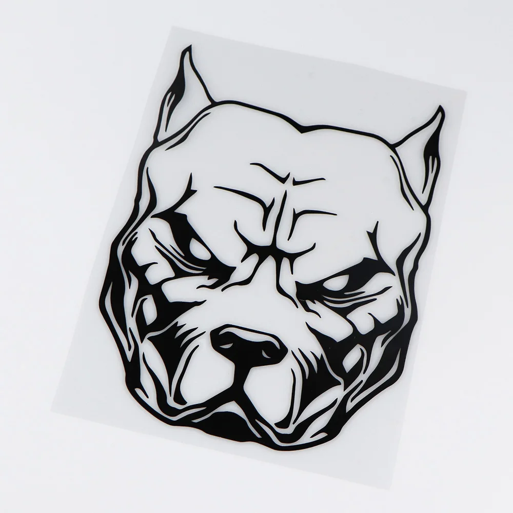 

14X18CM Dog Head Animal Decal Fashion Car Whole Decoration Stickers