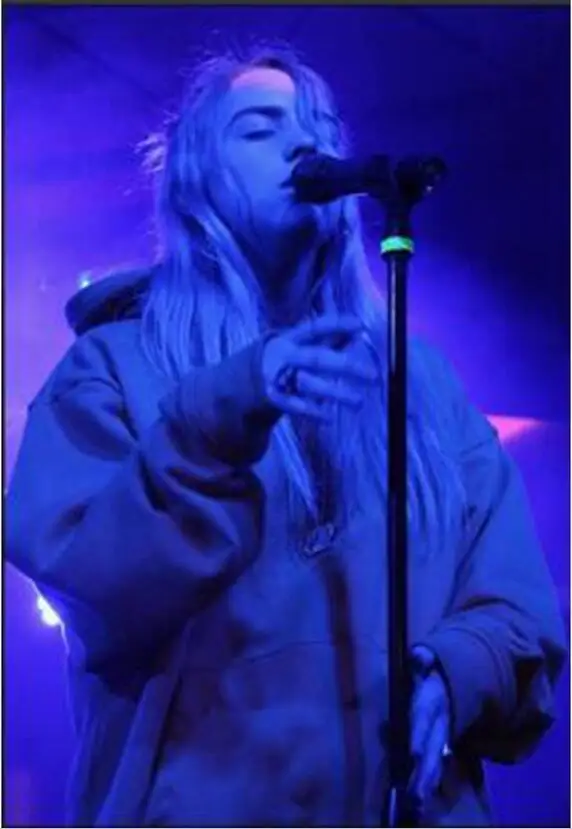 C Полный квадратный/круглый дрель 5D DIY Алмазная картина "Billie Eilish" милая девушка 3D вышивка крестиком 5D домашний Декор подарок WG1604 - Цвет: C