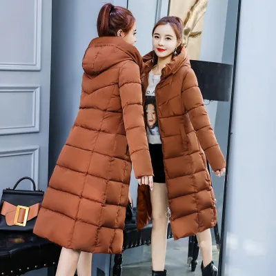 

Winter hot style padded women thickened long down padded jacket women new temperament self cultivation warm padded jacket