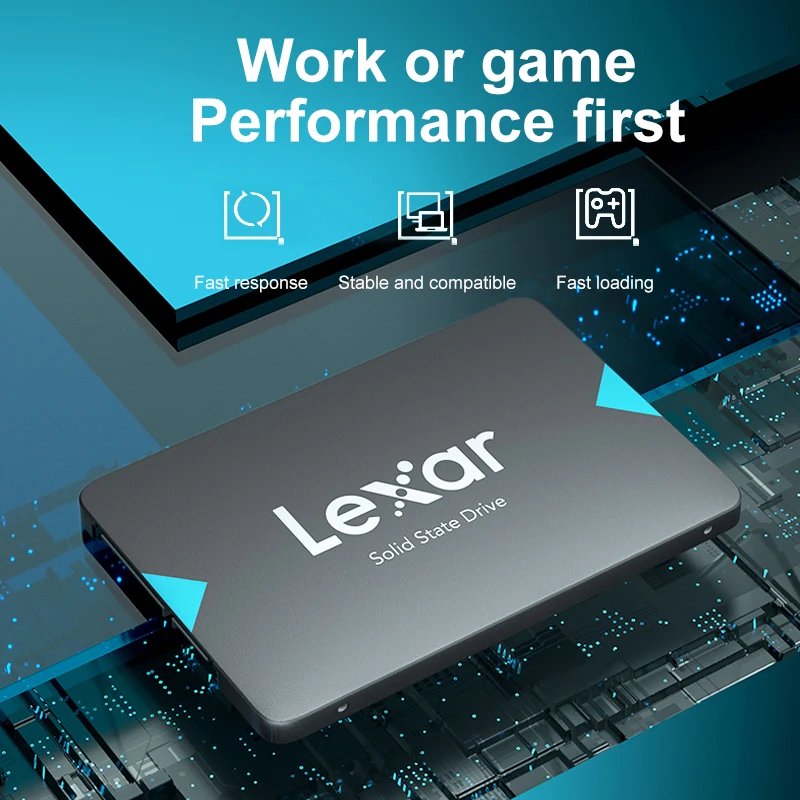 Жесткий диск Lexar NQ100 SSD для ноутбука 240 ГБ 480 SATA III Внутренние жесткие диски Professional 3D