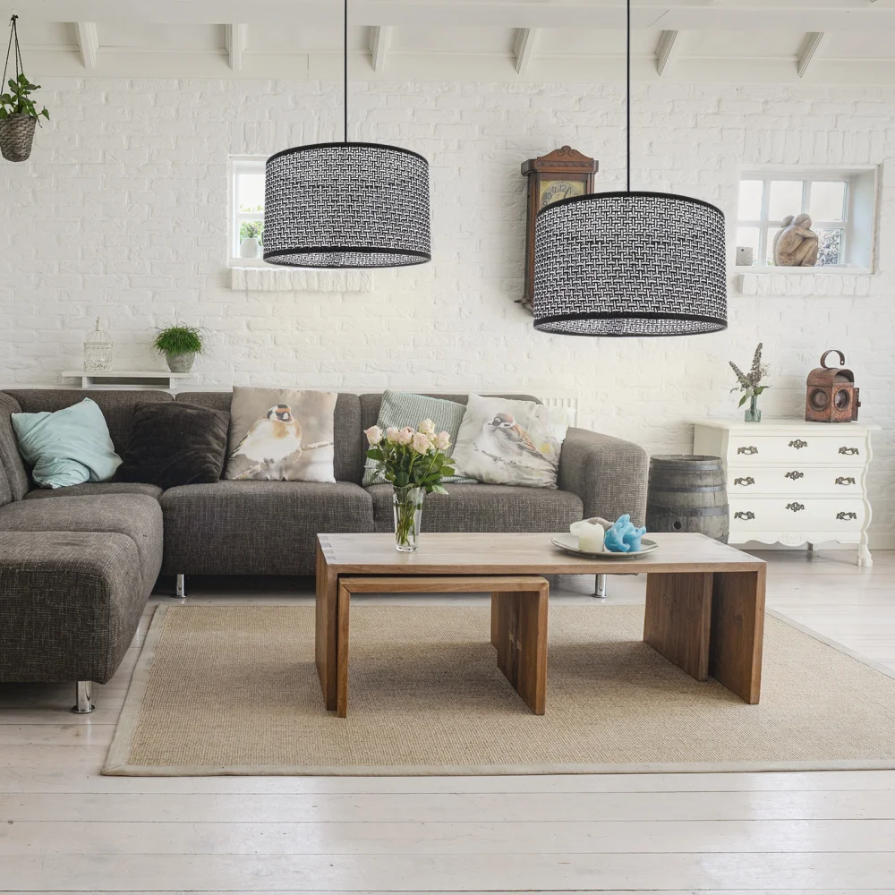 1 шт. современный абажур в деревенском стиле имитация ротанга Плетеная крышка