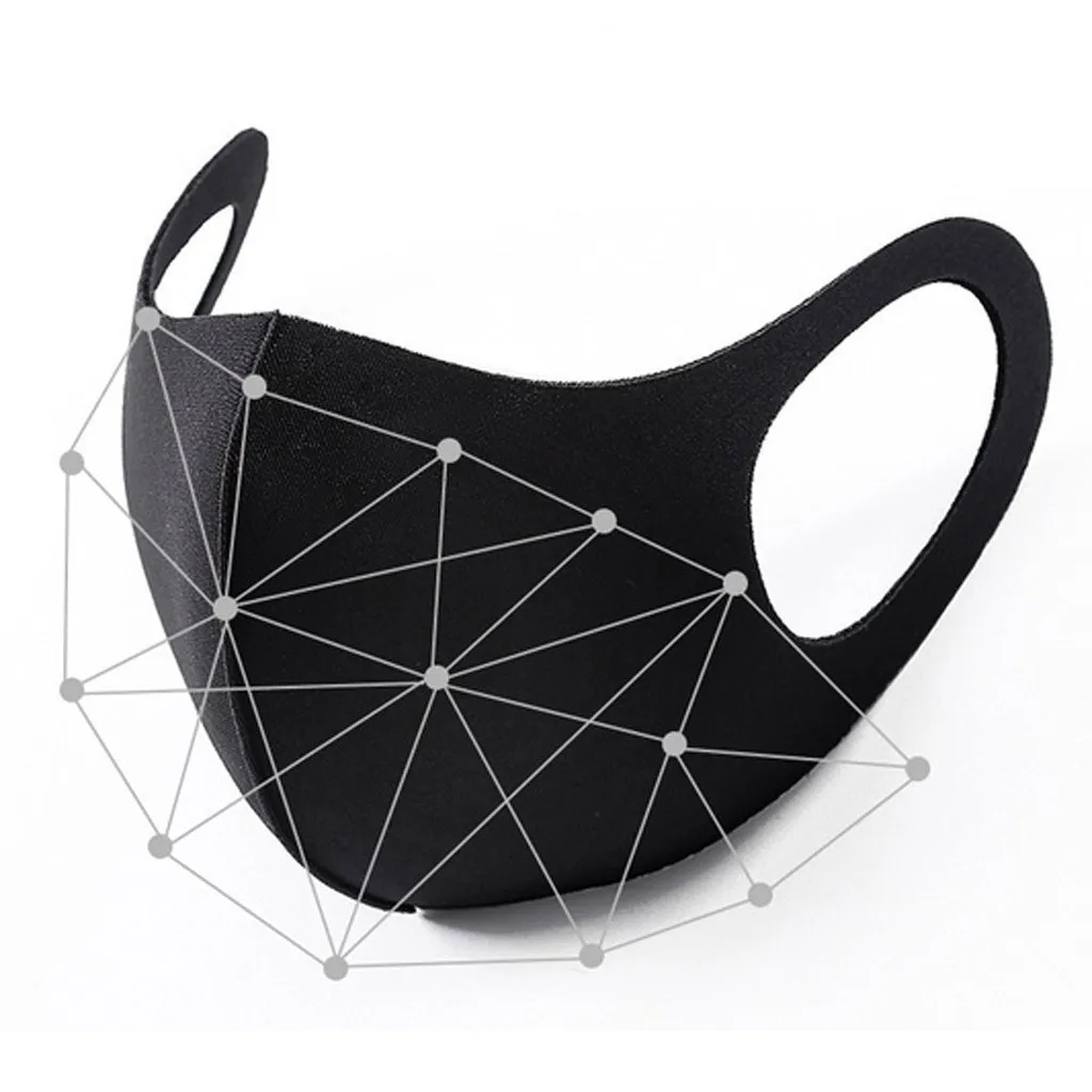 

Face Mask Children Christmas Cartoon Fabric Mouth Mask For Protection Washable Earloop Kids Mask For Boys Girls 2021 Mascarilas