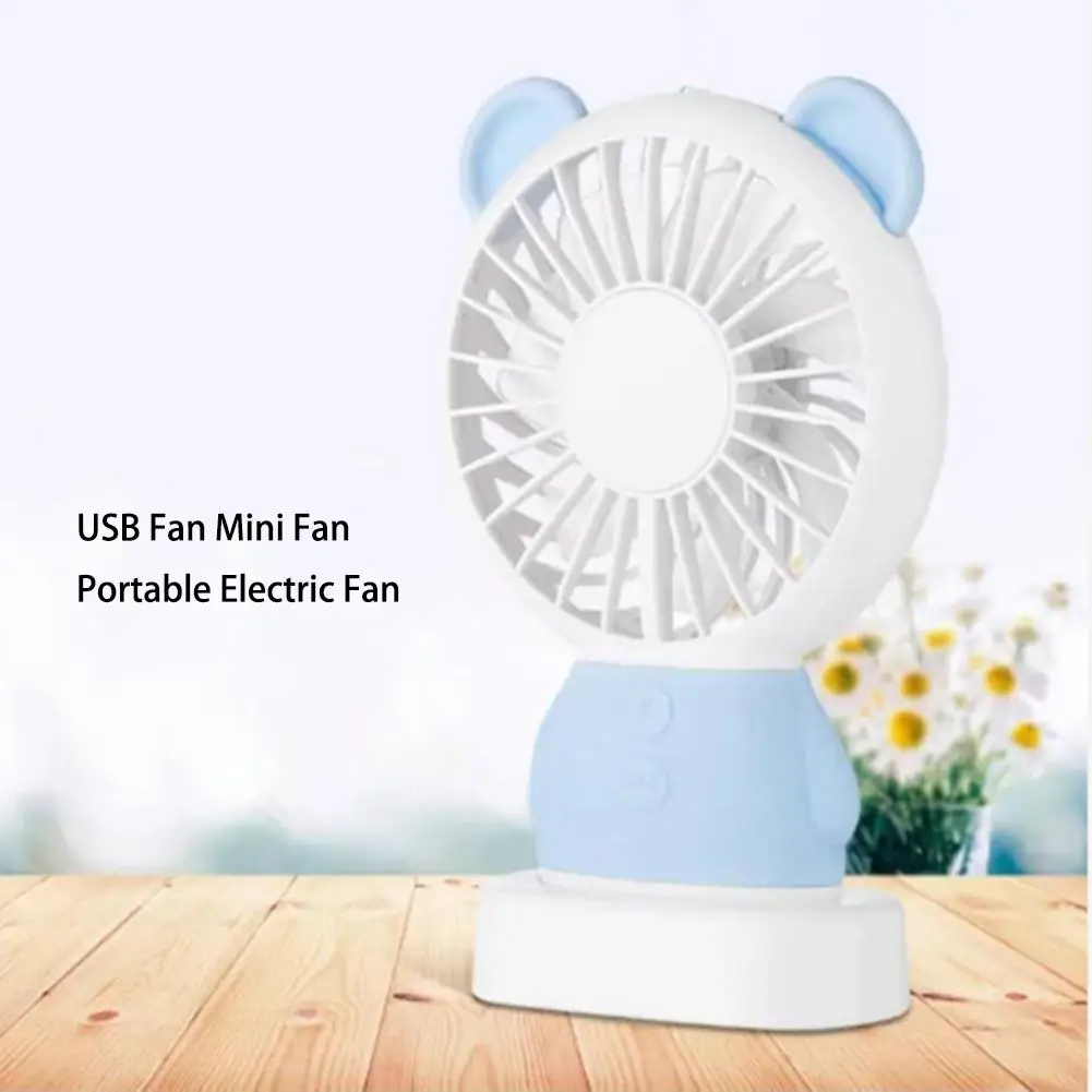 

Dharma Bear Cute Rabbit USB Portable Usb Fan Cooler Mini Fan Rechargeable Portable Handheld Electric Fan For Student