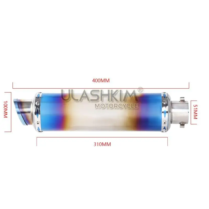 

Motorcycle Exhaust Muffler Pipe Link middle Pipe Slip On For HONDA CBR400 CB500R CBR500R 2013-2015 CB400X CB500X 2013-2016