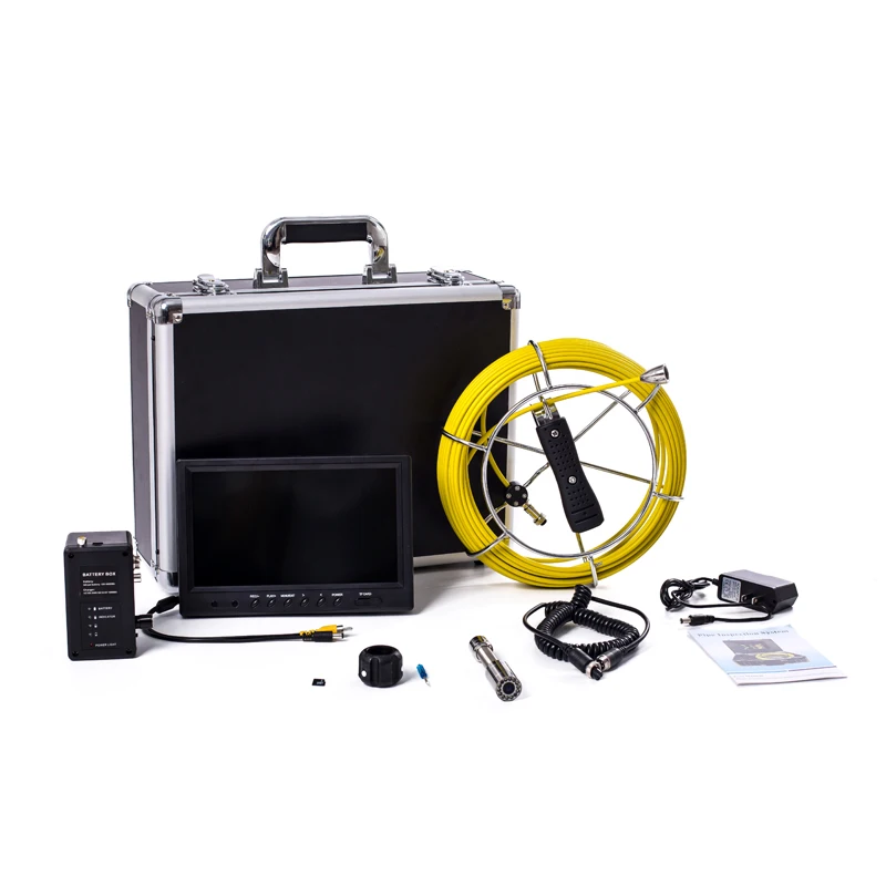 Водонепроницаемая трубчатая Инспекционная камера 23 мм 9 дюймов экран 20 м