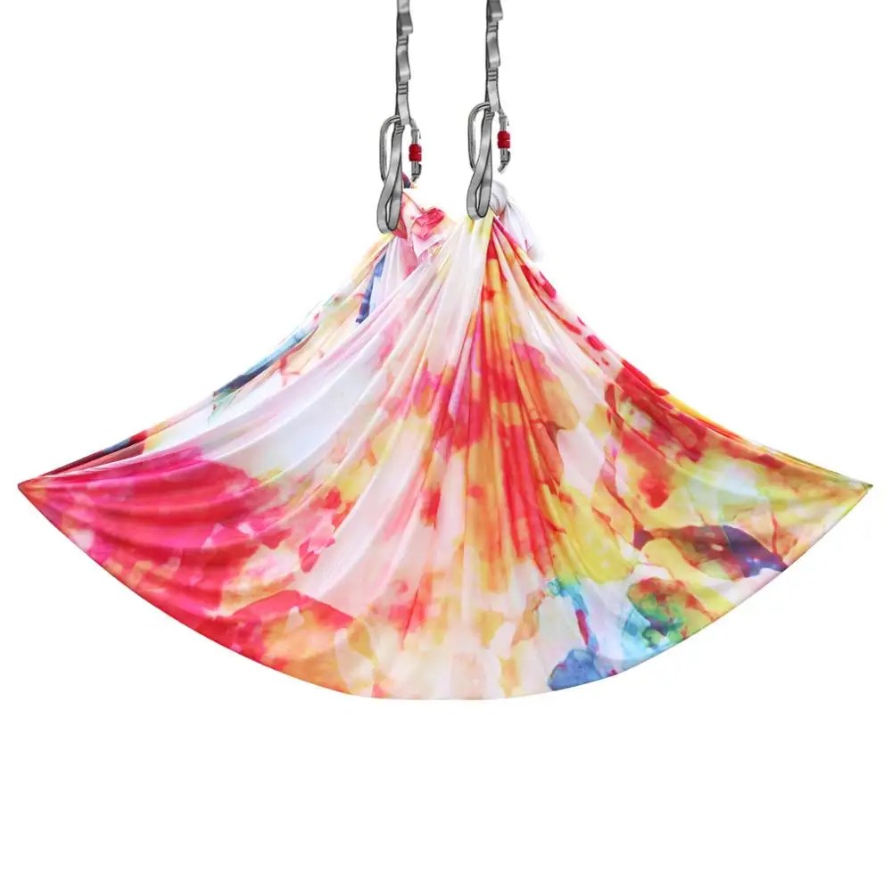 

Высококачественный гамак для аэройоги, 14 метров, фитнеса, 100% нейлоновая ткань для йоги, танцевальные упражнения для йоги