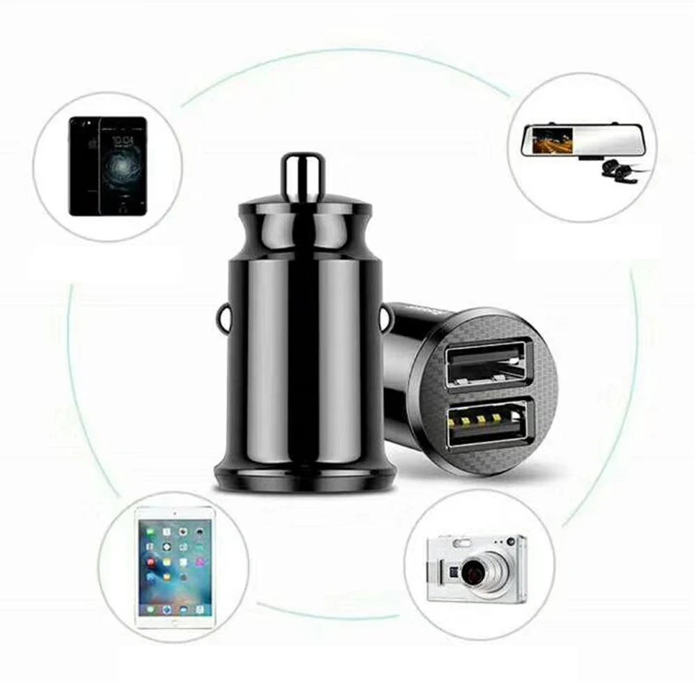 

Mini USB Charge Quick Charger Dual 3.1A 2 port Car Fast Charging For Mobile Phone Adapter Dropshipping In Stock On Saling !!!