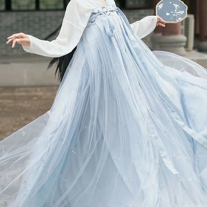 

Full chest skirt Hanfu women 2021 new Tang-made ancient costumes daily spring summer and autumn models cosplay