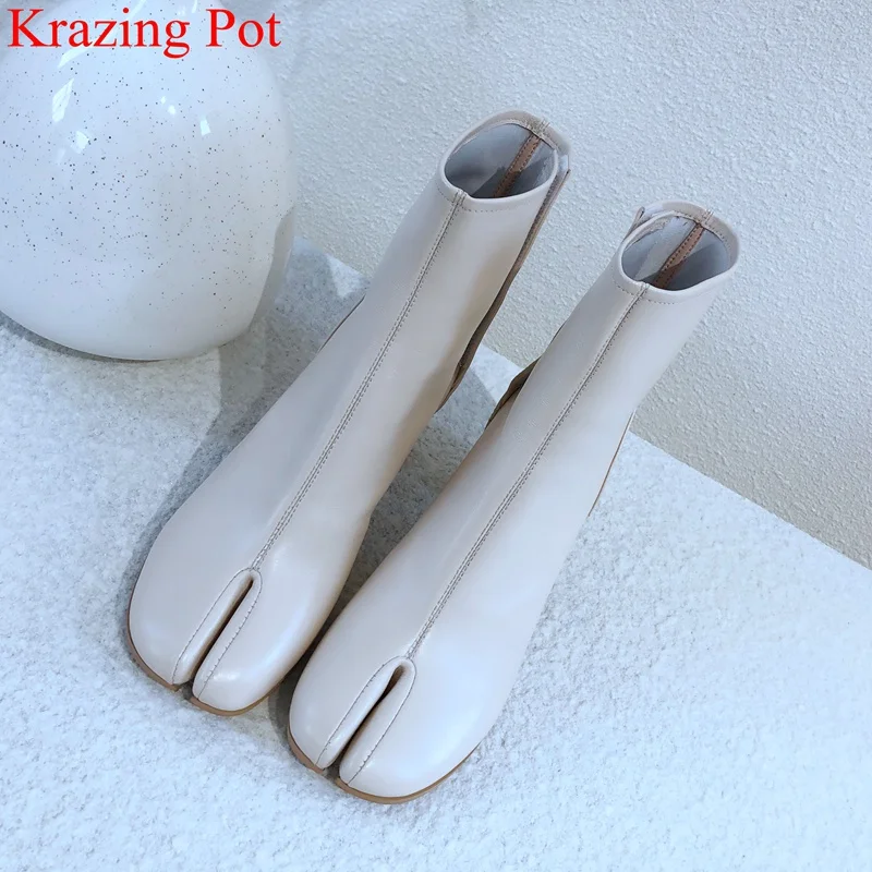 Женские ботильоны из натуральной кожи на высоком каблуке|Женские полусапожки| |