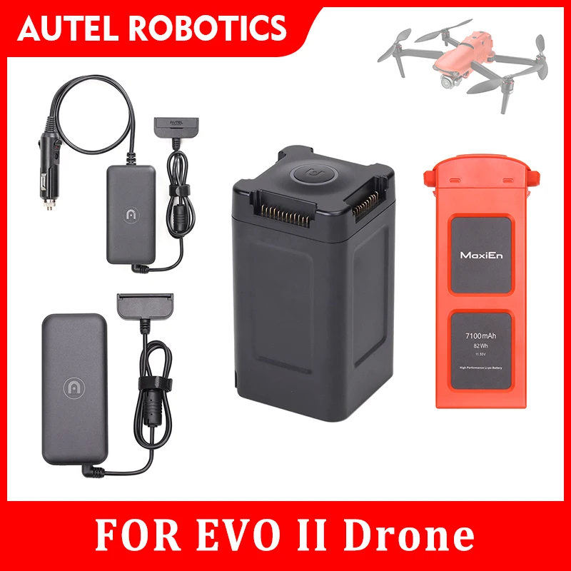 

Оригинальный пропеллер Autel Robotic EVO II, умная батарея для полета, 7100 мАч, 40 минут работы, зарядное устройство для автомобиля/аккумулятора, заряд...
