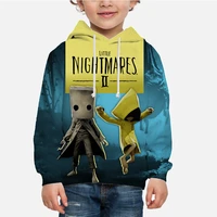 spring children little nightmares 2 hoodies toddler pullovers boys girls tops coat kids cartoon anime 3d print sweatshirts gift