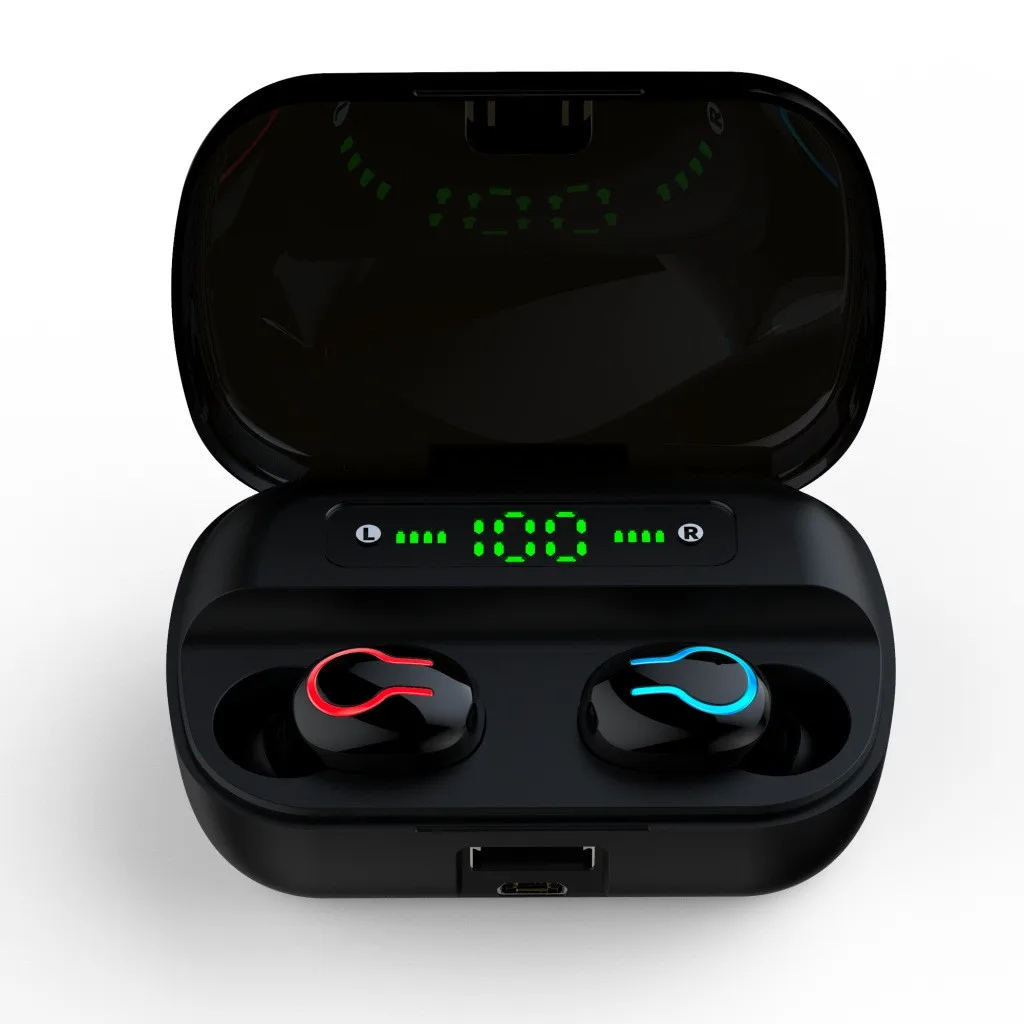 Беспроводные наушники 50 # Bluetooth 5 0 TWS гарнитура Hi Fi мини для спорта и бега поддержка