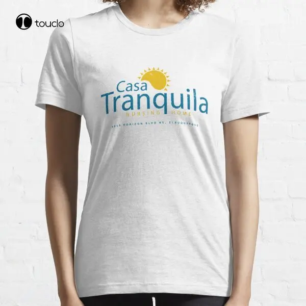

Casa Tranquila T-Shirt Custom Aldult Teen Unisex Digital Printing Tee Shirt Fashion Funny New Xs-5Xl Halloween Christmas Gift