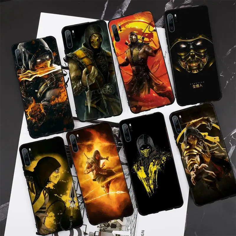 

Scorpion Mortal Kombat Phone Case for Samsung Galaxy J2 J4 J5 J6 J7 J8 Note5 7 8 9 10 20 prime plus lite ultra pro Fundas cover