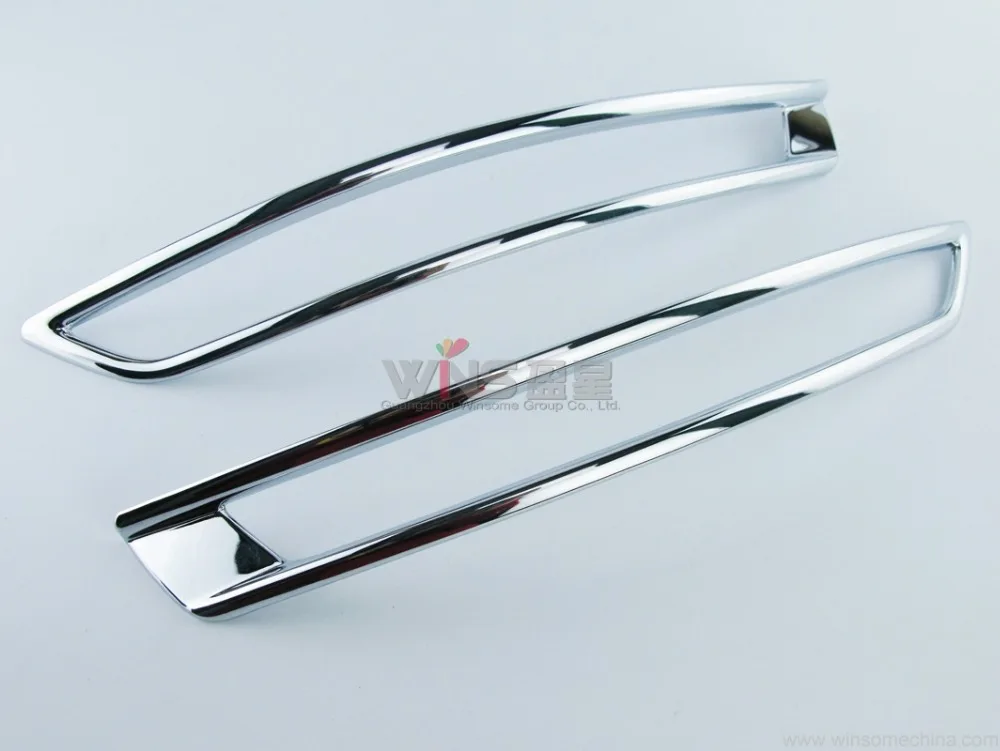 For Audi A4 2016 Chrome Front Side Bumper Grille Trim Car Styling Accessories | Chromium