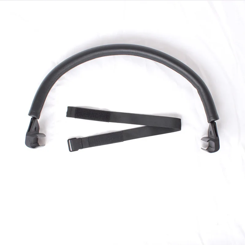 

Stroller Handle FOR XIAO MITU Baby Stroller Accessories Armrest Bumper Bar Adjustable PU Leather Safety Crossbar Handrail