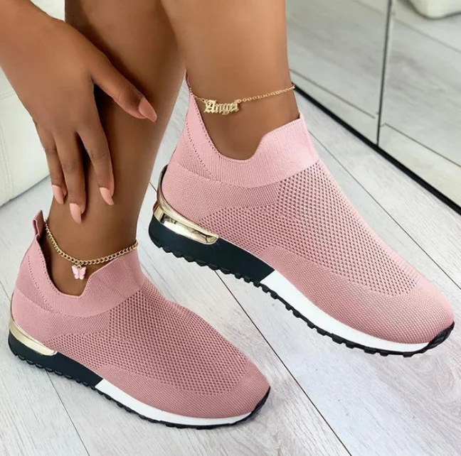

Women Vulcanized Shoes Ladies Solid Color Slip-On Sneakers Women's Sports Shoes Fashion Women's Sneakers 2021