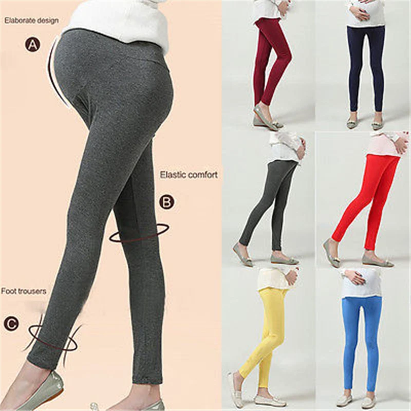 

Adjustable Pregnant Women Pants Skinny Abdominal Maternity Leggings New Arrival Fashion Maternity Pants Belly Leggings Trousers
