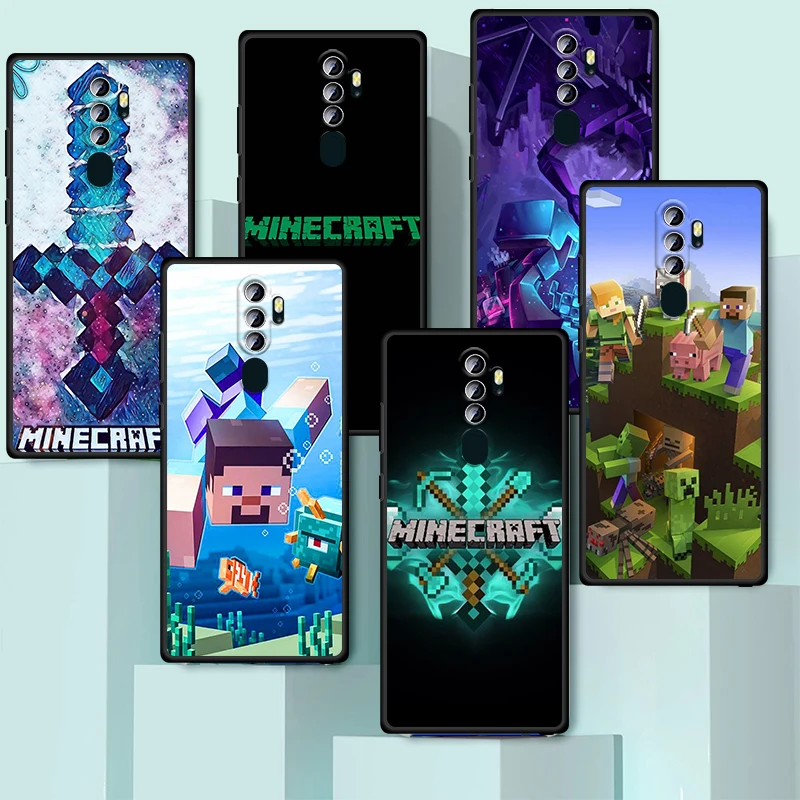 

Sandbox game Mini World For OPPO Find X3 X2 K5 K3 R15 R9S F9 F7 K9 F19 F5 F19 F11 R17 Lite Neo Pro Plus 5G Black Phone Case