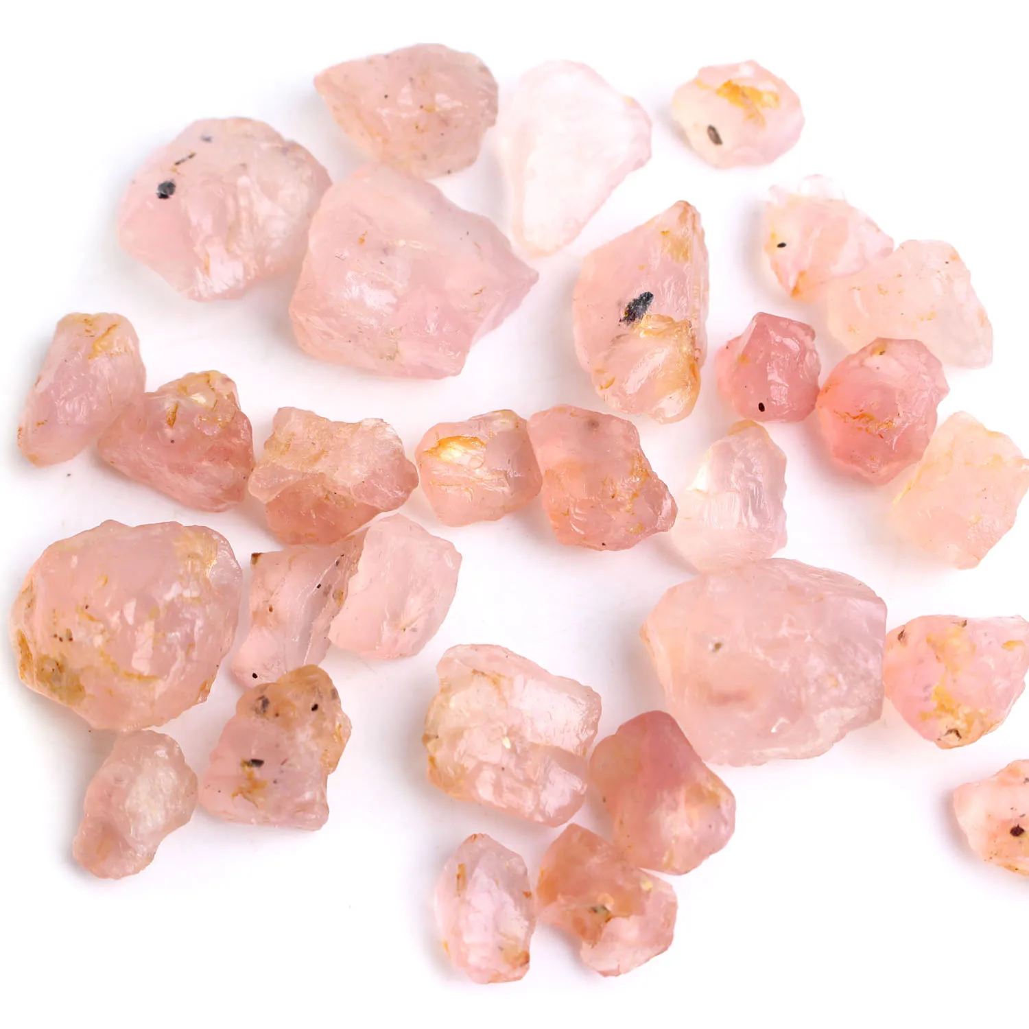 10g Mini Pink Kiwi Rose Quartz Crystal Mineral Rough Stone Gems Specimen DIY Jewelry Gift | Дом и сад