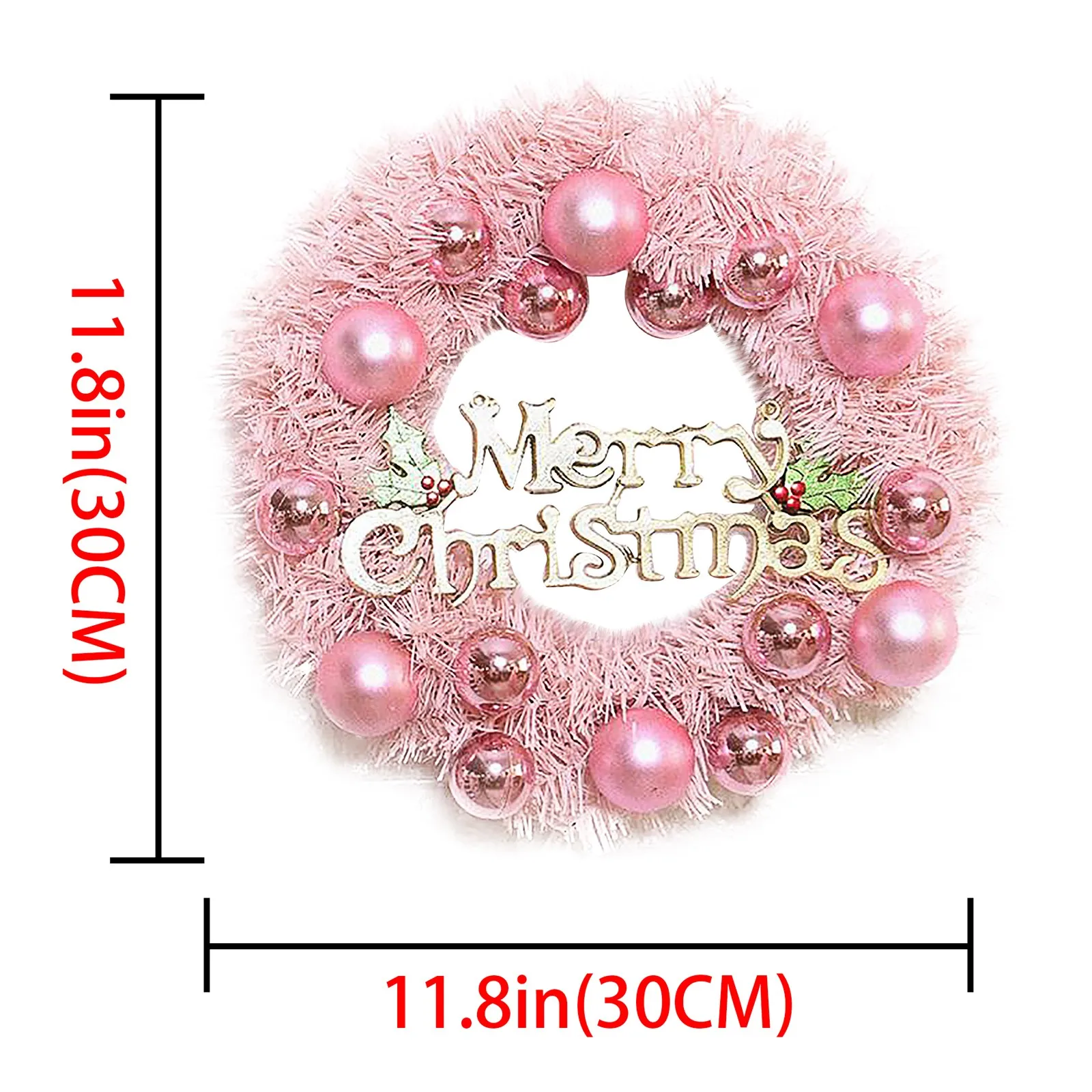 Новые креативные Розовые рождественские украшения Гирлянда кулон в виде домика