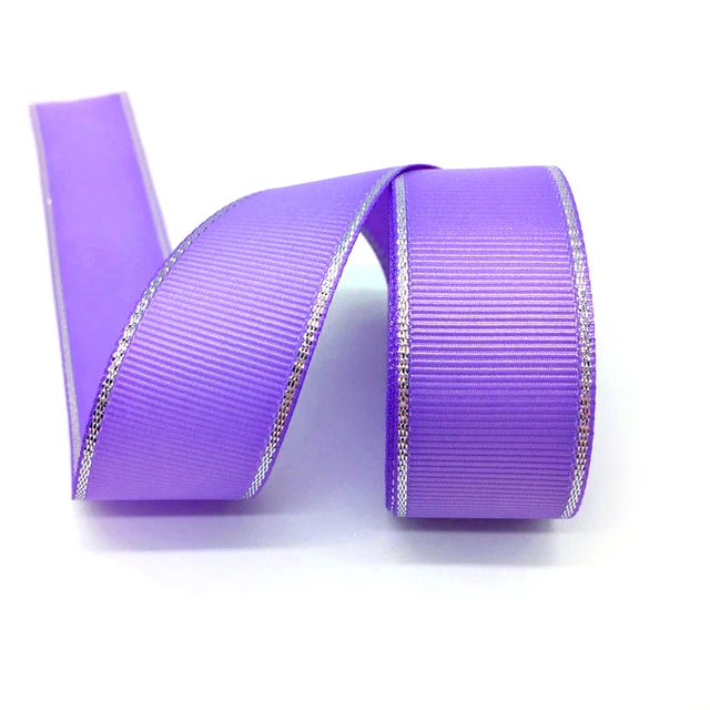 5 ярдов 1 &quot(25 мм) Ленты для свадебного украшения серебристая металлическая