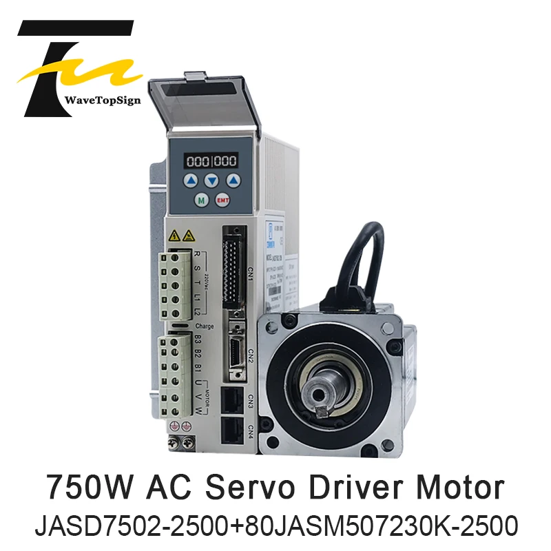 JMC JASD7502 2500 и 80JASM507230K драйвер серводвигателя переменного тока 750 Вт 3000 об/мин