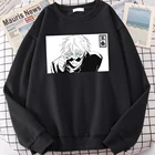 Дзюдзюцу Kaisen Gojou Satoru Comics Prints Clothing Men Harajuku Crewneck Sweatshirt Winter Fleece Fashion Casual Unisex Hoodie