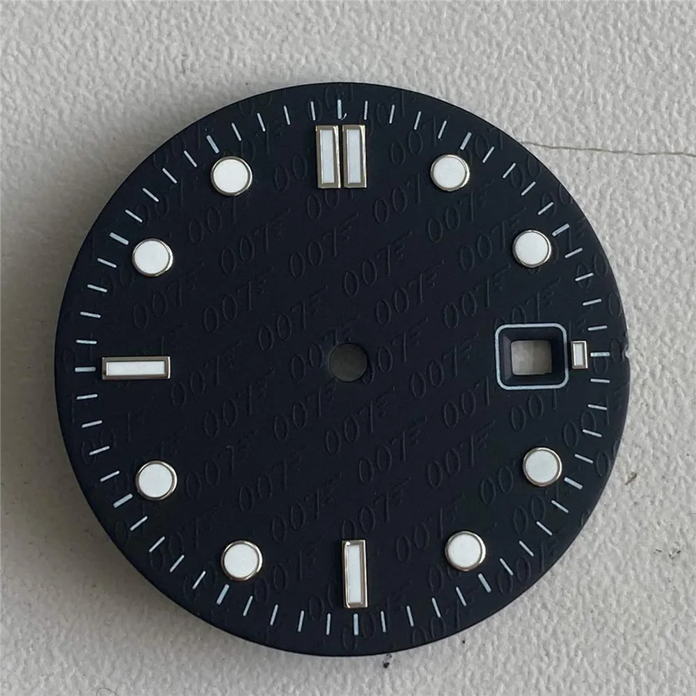 

Replacement 31mm White Luminous Watch Dial for Japanese 8215 /8200 /821A For Mingzhu 2813 Movement Watch Dial 007 Literal