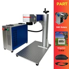 Волоконная лазерная маркировочная машина с маркировочными вращающимися частями, 20 Вт, 30 Вт, 50 Вт, лазерный гравер D80 Raycus JPT, металлический, золотой, стальной, латунный