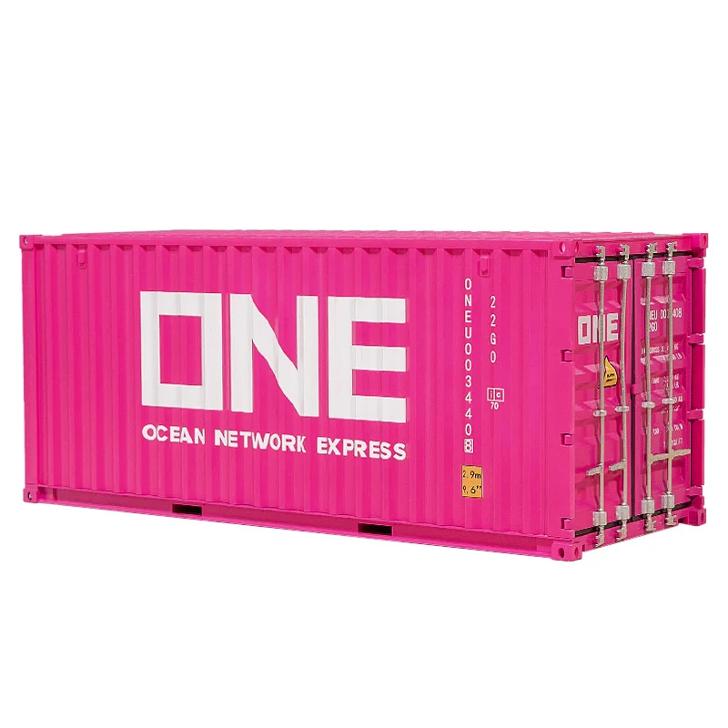 

1/20 Scale truck accessories container box model toy diecast simulation shipping ONE container model ornament storage Box show