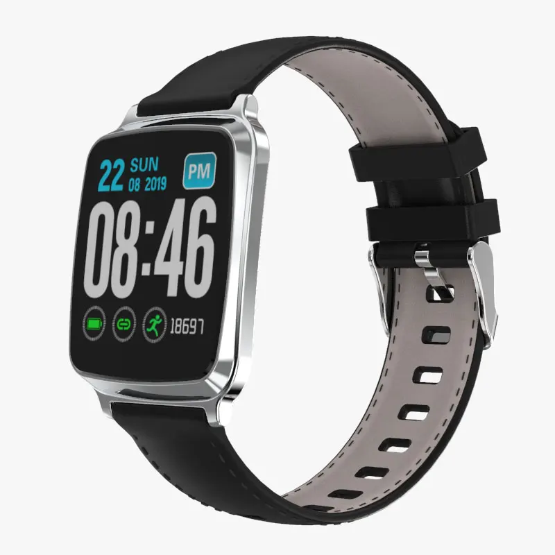 WP-M8-SL Wearpai Смарт-часы водонепроницаемые M8 кровяное давление фитнес-трекер монитор сна управление музыкой полный экран сенсорный для iphone - Цвет: WP-M8-SL