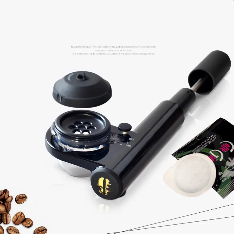 Портативная Кофеварка ручная Эспрессо машина кофе торт легко упаковывать
